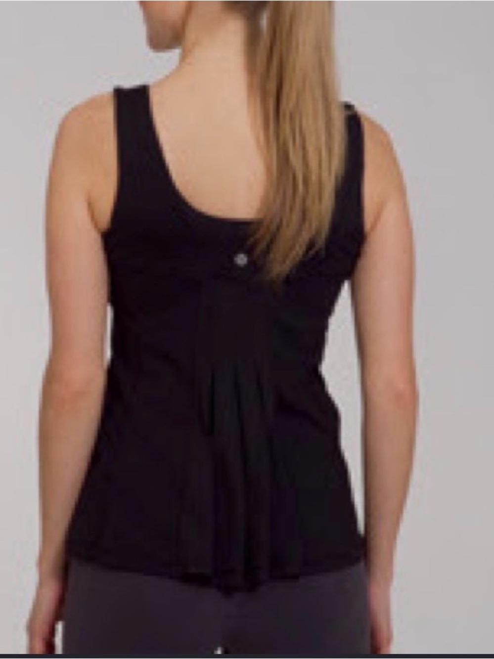 lululemon Run Distance Pleated Back Athletic Tank in Wish Blue tank top size 12